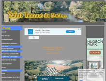 Tablet Screenshot of mairie-saint-bonnet-de-bellac.com